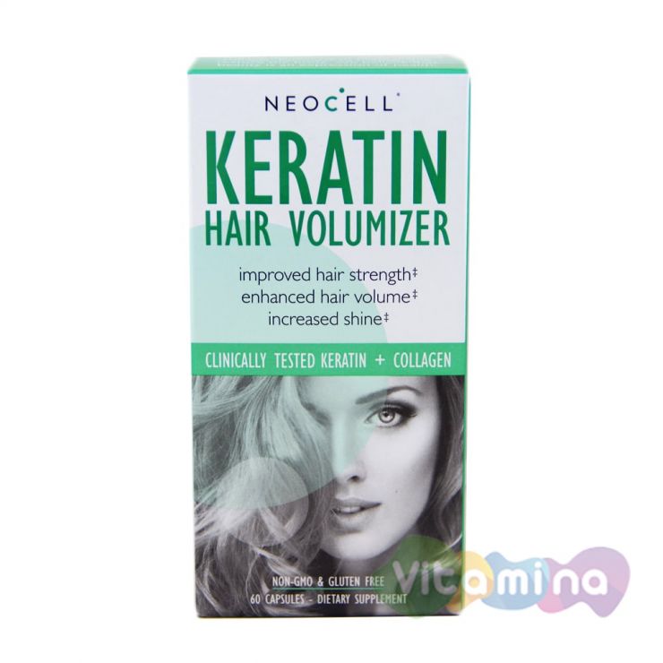 Кератин для волос - Keratin Hair Volumizer 60 капсул