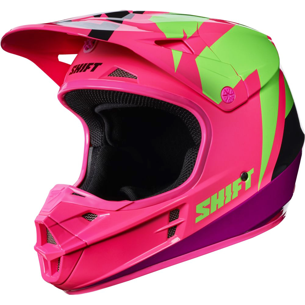 Shift - 2017 WHIT3 Tarmac шлем, черно-розовый