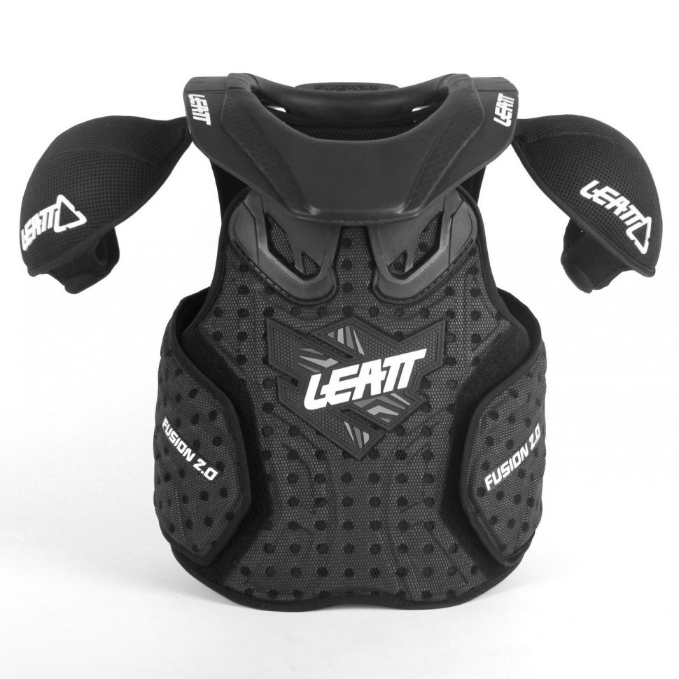 Leatt Fusion 2.0 Vest Junior защита торса (панцирь, шея) подростковая, черная