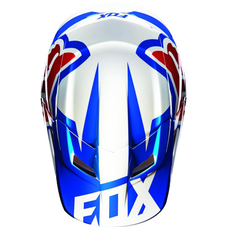 Fox V1 Race козырек к шлему, синий