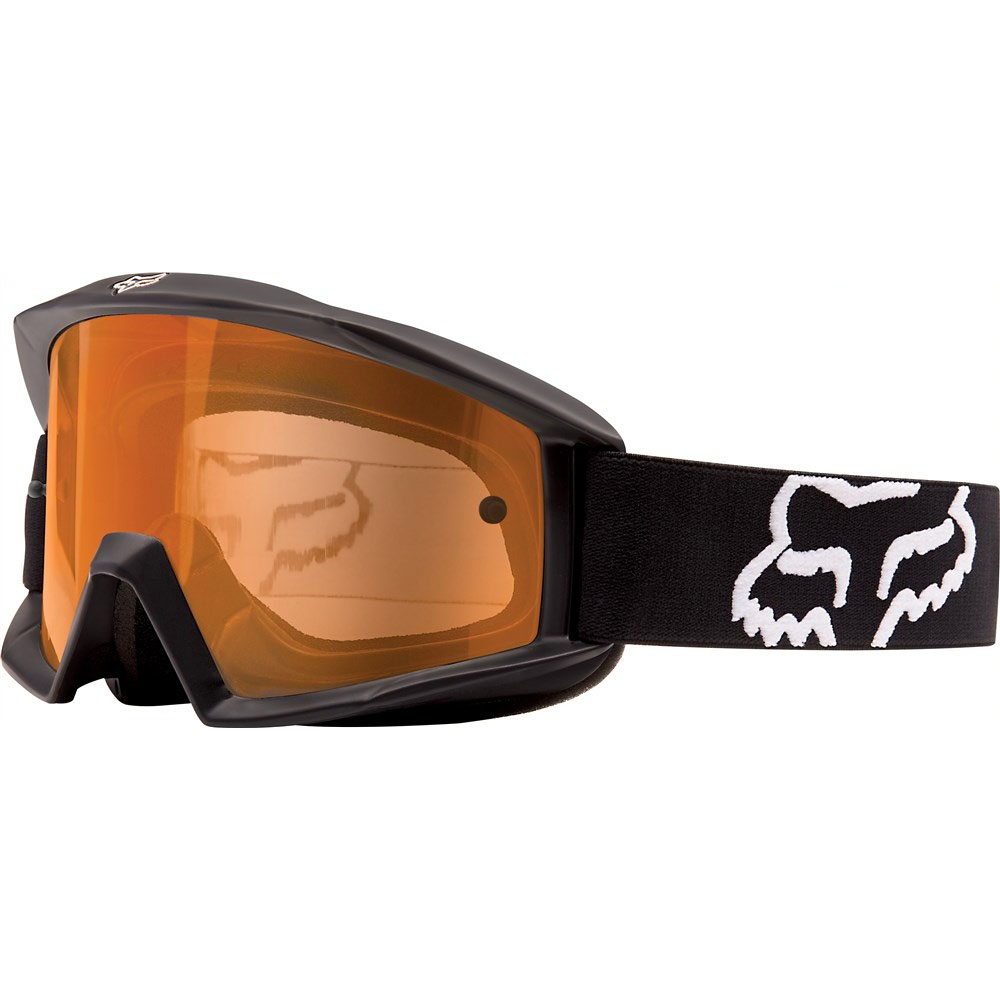 Fox - Main Enduro очки, матовые черные, оранжевая двойная линза