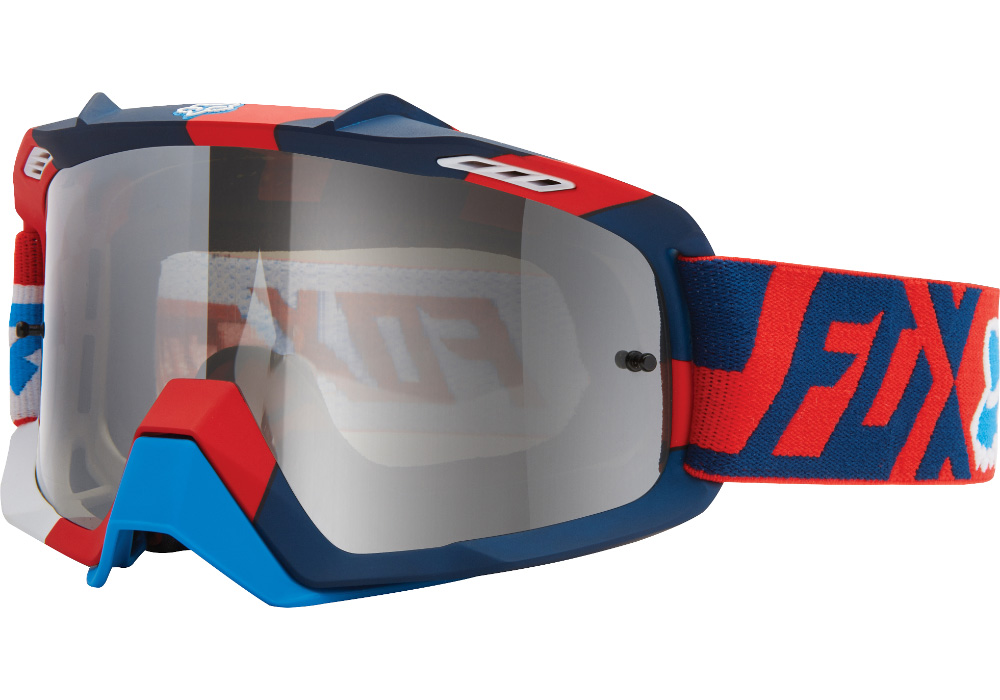 Fox - AIR SPACE Divizion Red-Blue очки, линза Chrome Spark