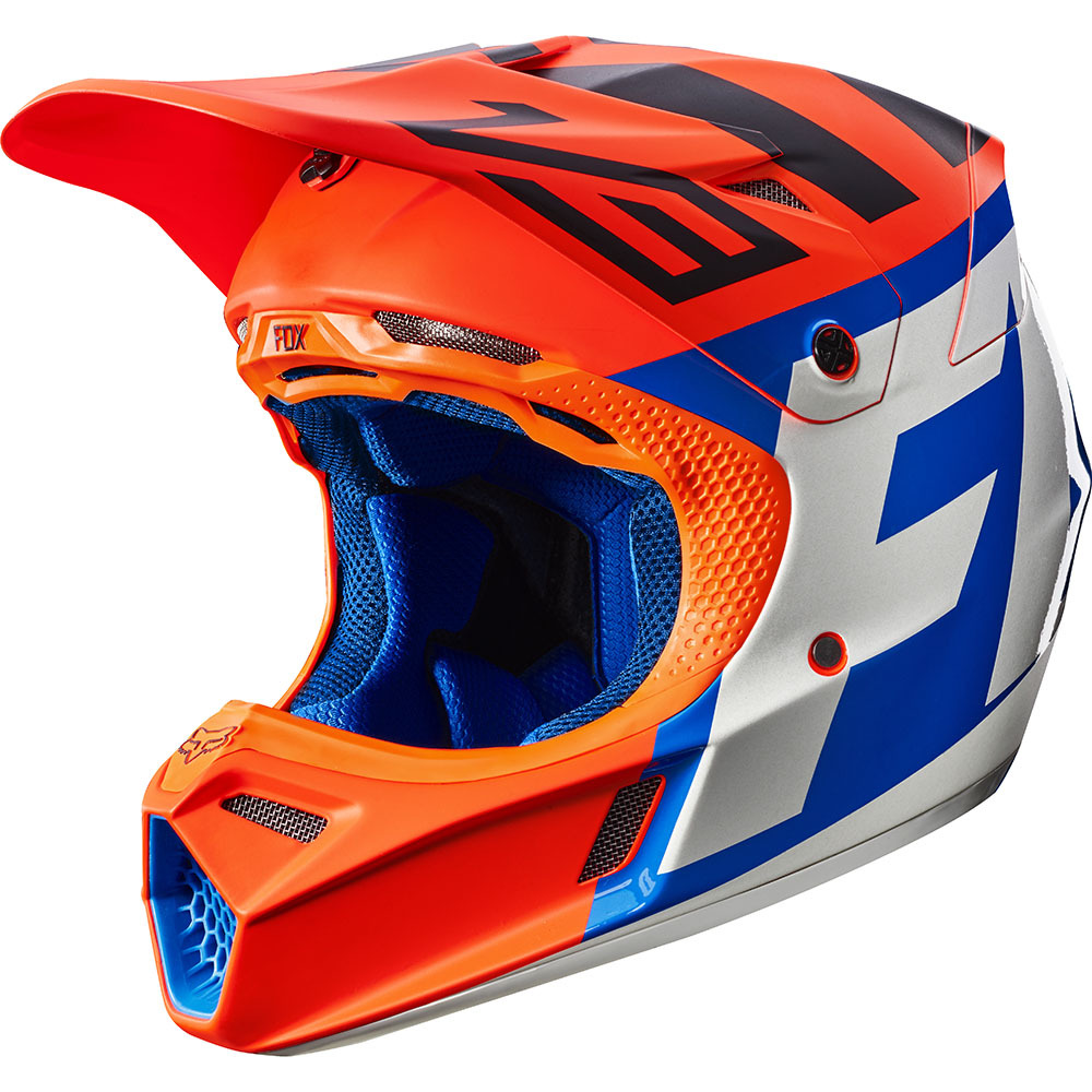 Fox V3 Creo шлем, оранжевый