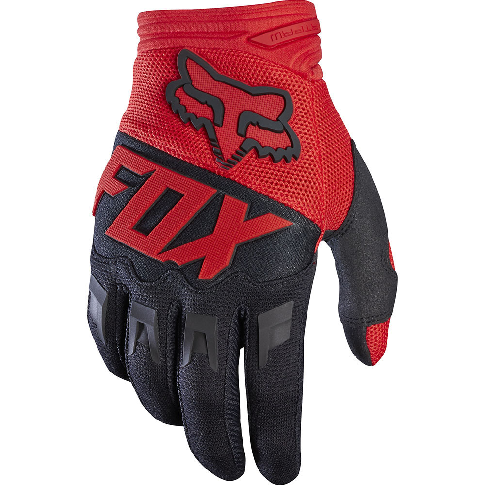 Fox Dirtpaw Race перчатки, красные