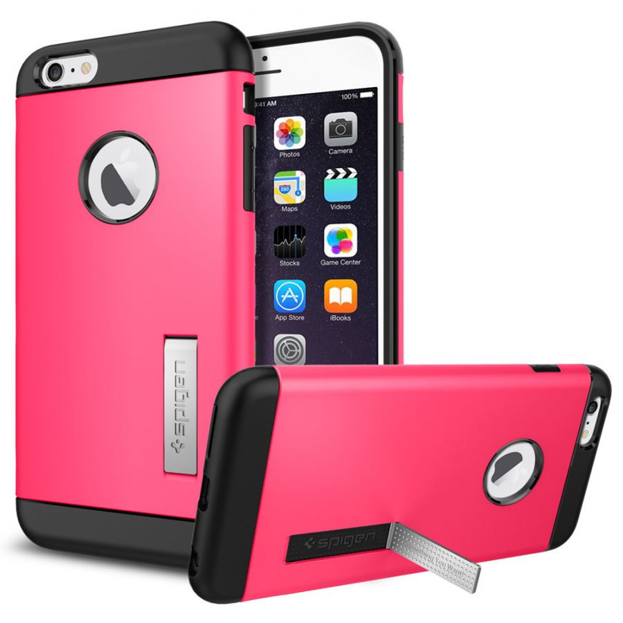 Чехол Spigen Slim Armor для iPhone 6S Plus розовый