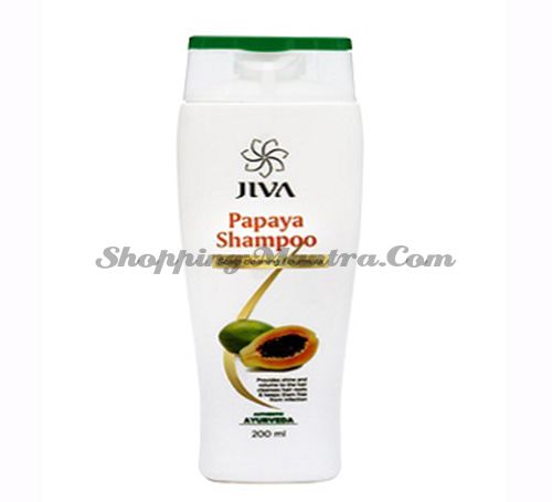 Питательный шампунь с папайей Джива Аюрведа / Jiva Ayurveda Papaya Shampoo