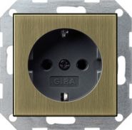 Gira S-55 ClassiX Розетка с з/к без лапок для крепления(0466603)