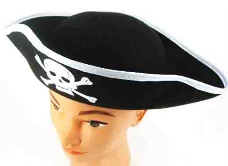 Шляпа пирата фетровая