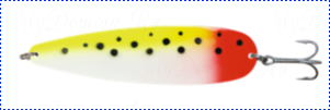 Блесна троллинговая колеблющаяся Rhino Trolling Spoons I модель MAG 115 мм, 16 гр., расцветка: Bloody tail