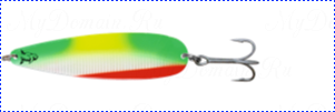Блесна троллинговая колеблющаяся Rhino Trolling Spoons III модель MAG 115 мм, 16 гр., расцветка: rugen