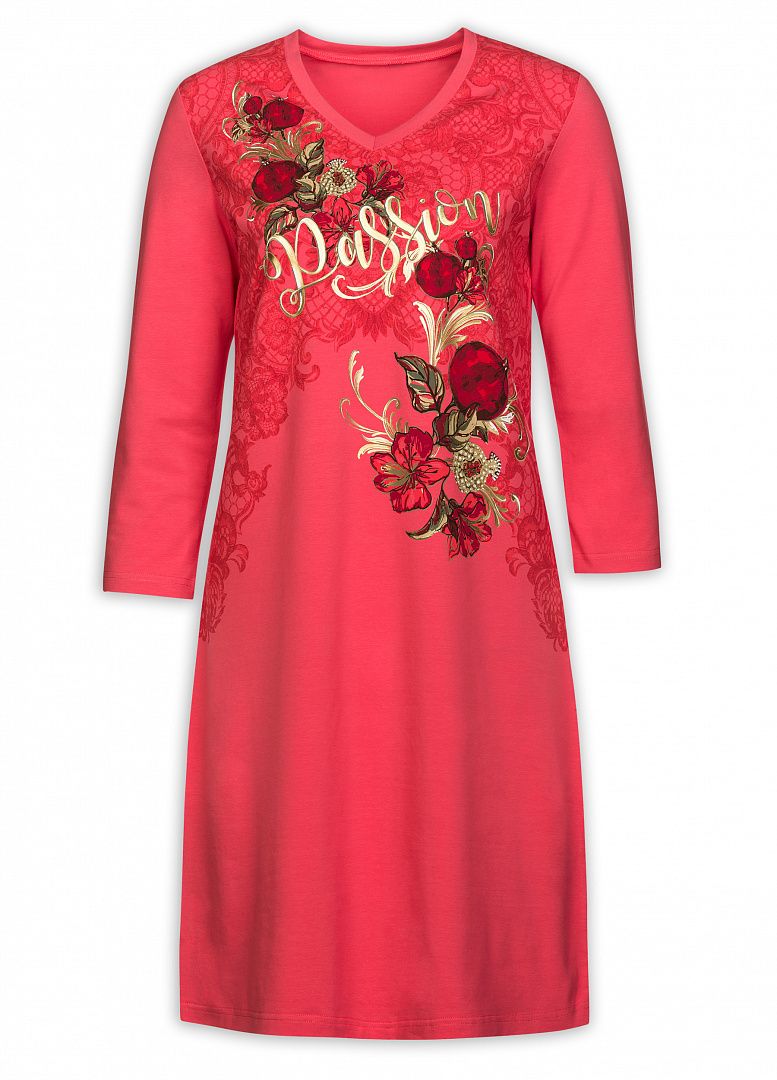 Розовое женское платье Цветы на размер L