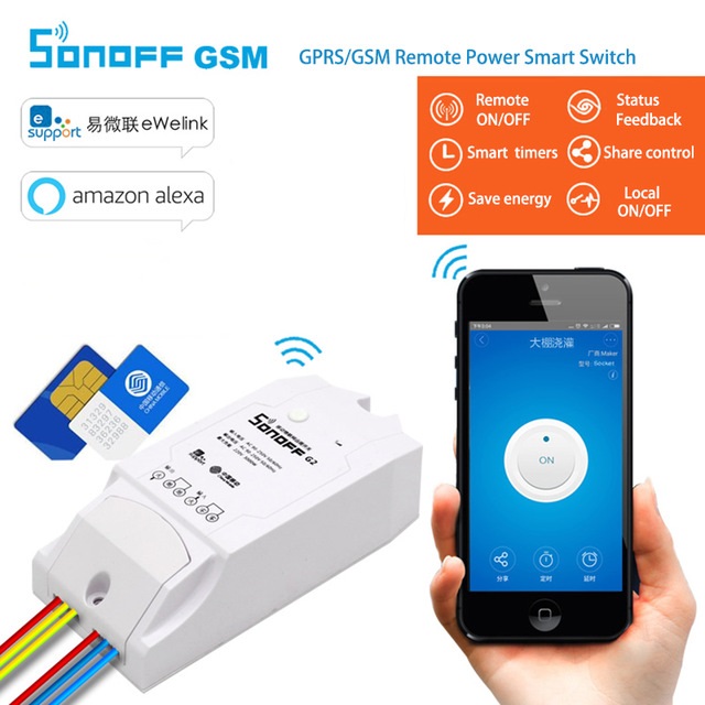Sonoff GSM- Умный Дом GPRS/GSM Выключатель
