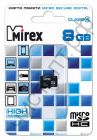 Карта памяти micro SDHC  8GB MIREX Class 4 без адаптеров BL-1