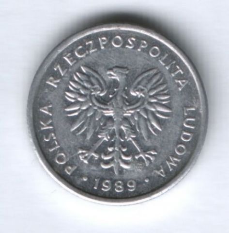 2 злотых 1989 г. Польша