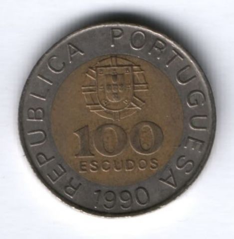 100 эскудо 1990 г. Португалия