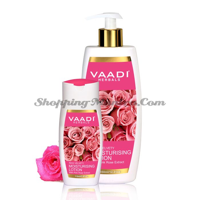 Увлажняющий лосьон для лица и тела с экстрактом розы Ваади | Vaadi Moisturising Lotion with Pink Rose
