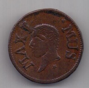 1 лиард 1827 г.  Лиль. Франция