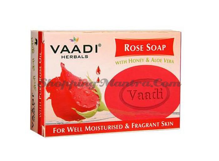 Мыло против пигментации Роза&Шелковица Ваади (Vaadi Rose Soap with Mulberry Extract)