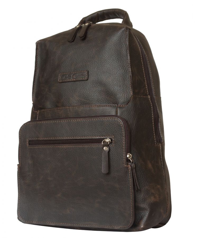 Кожаный рюкзак Avisio brown (арт. 3026-04) 3026-04