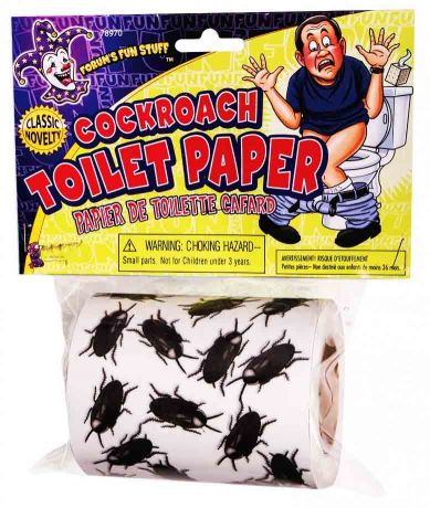 Туалетная бумага Тараканы