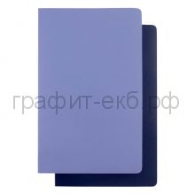 Книжка зап.Moleskine Large Volant нелинованная синяя/т.синяя QP723B12B11F