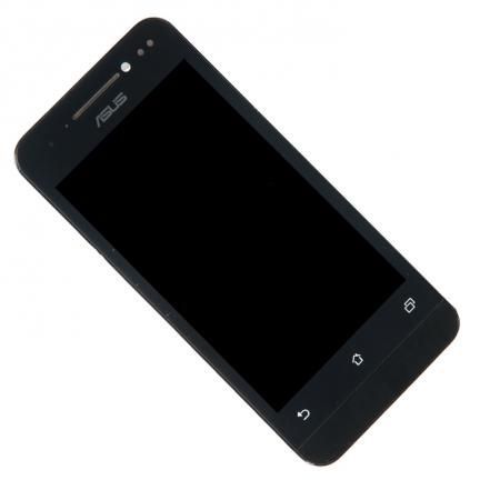 LCD (Дисплей) Asus A400CG Zenfon 4 (в сборе с тачскрином) (в раме) (black) Оригинал