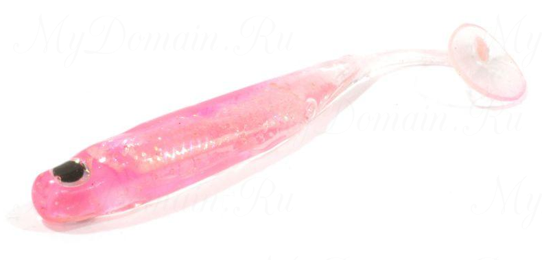 Приманка съедобная ALLVEGA "LL Flashy Shad" 7,5см 2,5г (5шт.) цвет pink minnow