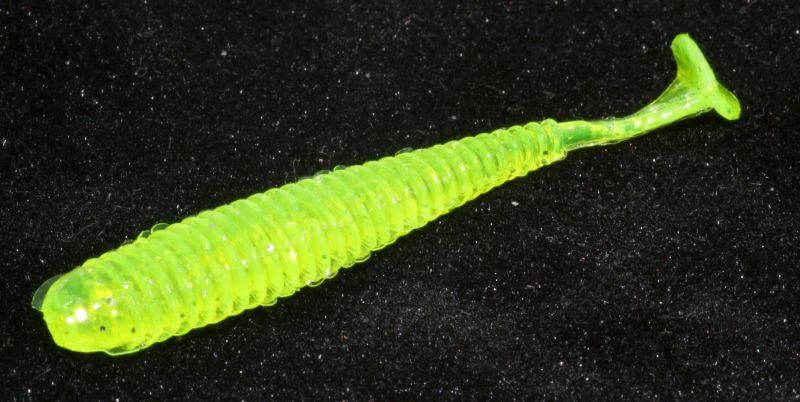 Приманка съедобная ALLVEGA "Skinny Tail" 7,5см 2,5г (7шт.) цвет chartreuse