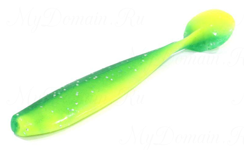Приманка съедобная ALLVEGA "Tail Shaker" 12,5см 13г (5шт.) цвет salad green silver flake