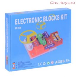 Электронный конструктор TELECOOL Electronic Blocks Kit W-58 58 схем