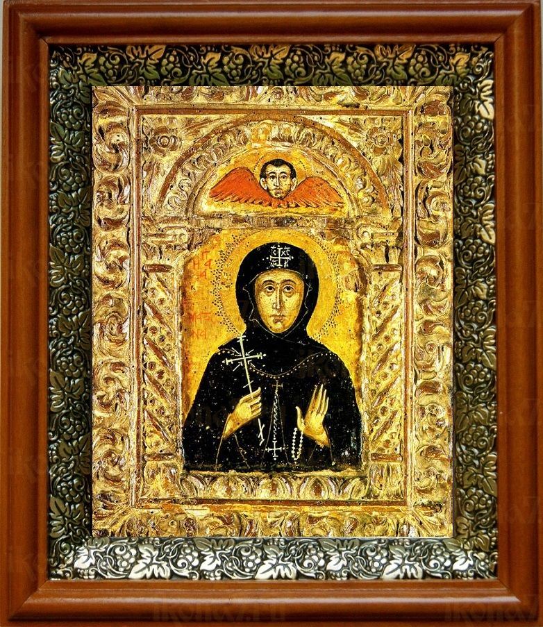 Матрона Константинопольская (19х22), светлый киот
