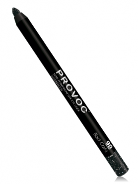 Provoc Подводка-карандаш гелевая для глаз 99 Черный голографик