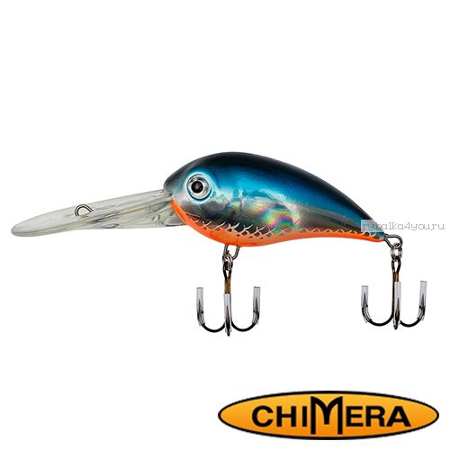 Воблер Chimera Siver Fox Bomber 50DR  / цвет: 004 / 50 мм / 9 гр/ Заглубление: 2-3,5м