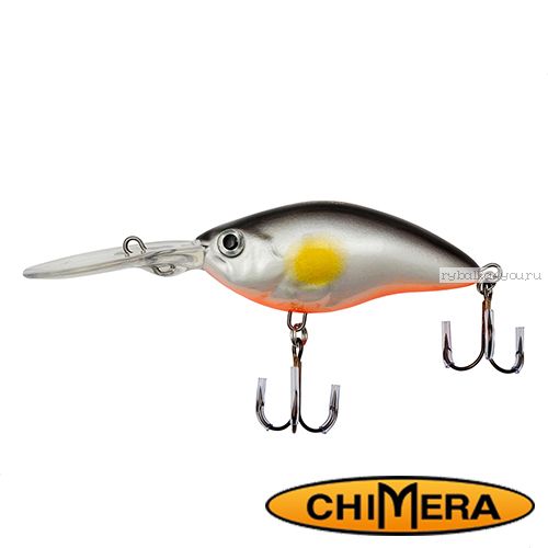 Воблер Chimera Siver Fox Crank 70DR  / цвет: 002 / 70 мм / 15 гр/ Заглубление: 1,5-4м