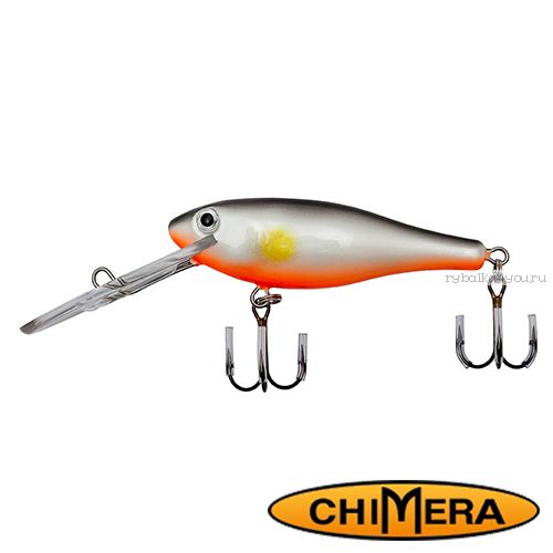 Воблер Chimera Siver Fox Shad 70DR  / цвет: 002 / 70 мм / 12 гр/ Заглубление: 3-4,5м
