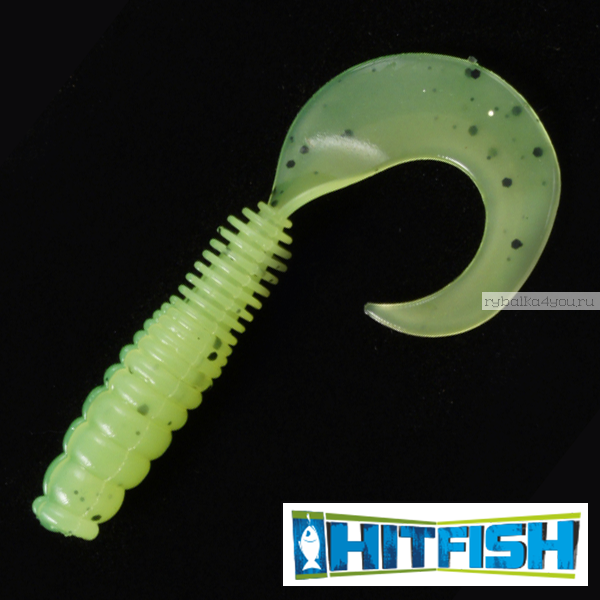 Силиконовая приманка Hitfish Screwtail "3 / упаковка 8 шт / цвет: R118