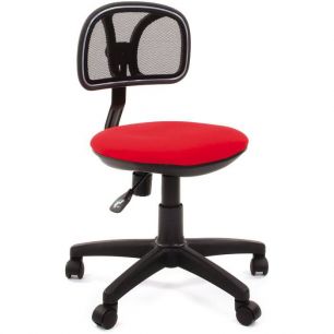 Кресло CHAIRMAN 250/RED для оператора, цвет черный/красный