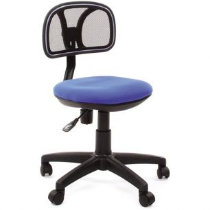 Кресло CHAIRMAN 250/BLUE для оператора, цвет черный/синий