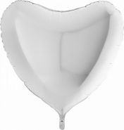 Фигура "Сердце" белый, 36"/ 91 см, Италия