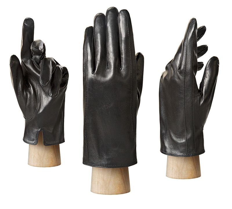 Черные мужские перчатки ELEGANZZA GR00111775