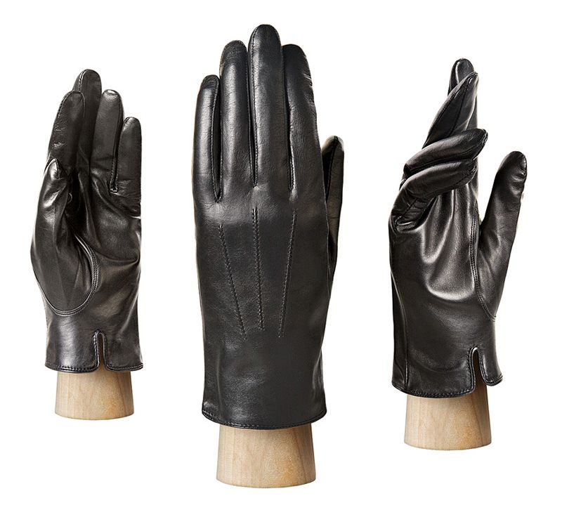 Черные мужские перчатки ELEGANZZA GR00111777