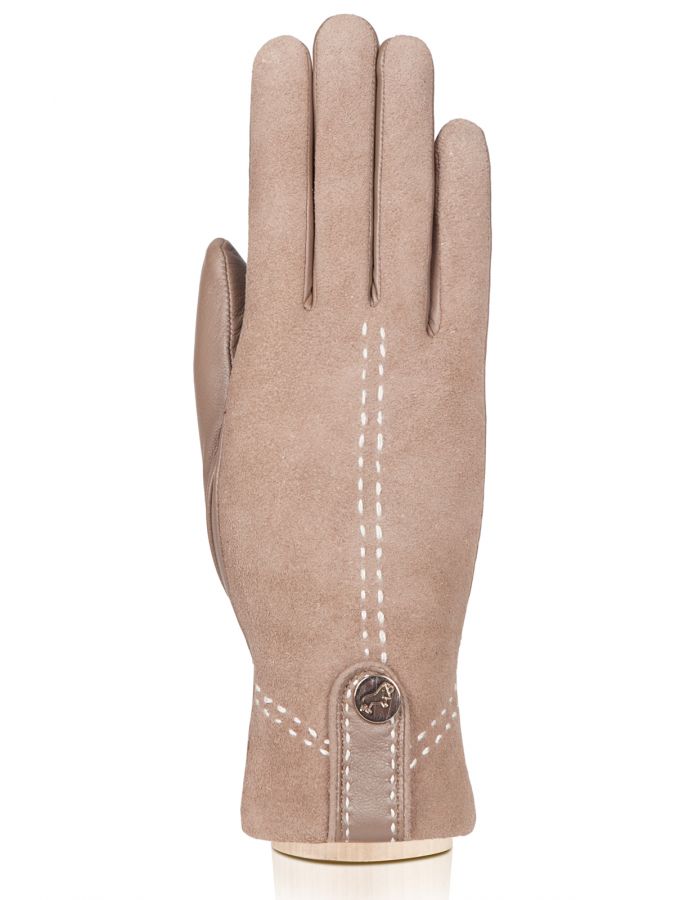 Велюровые перчатки с прострочкой LABBRA GR01-00015623