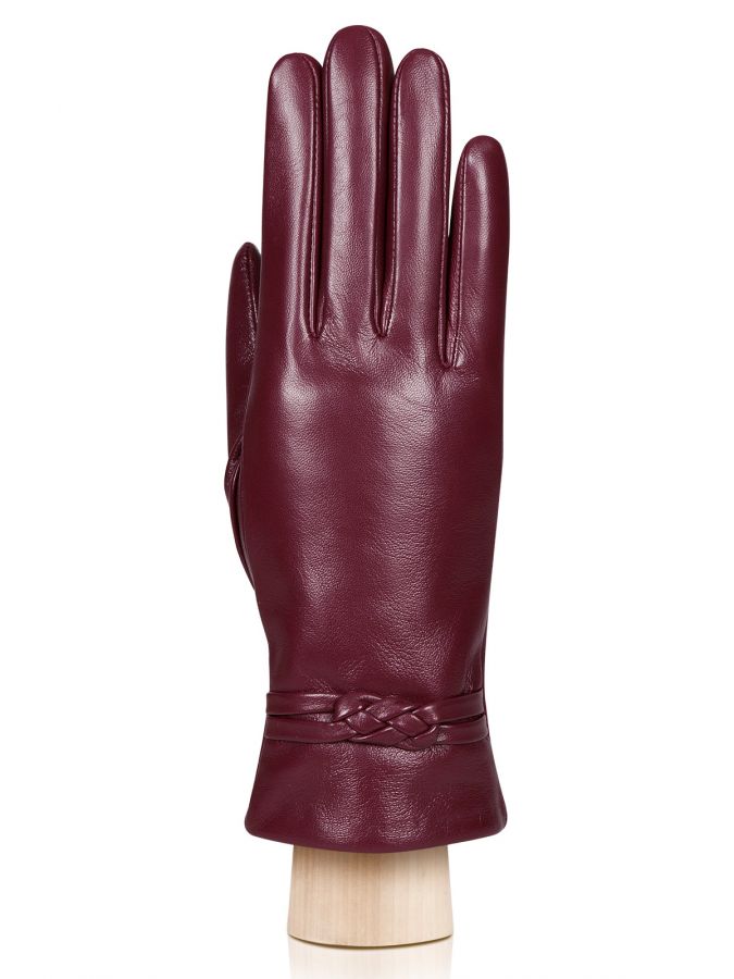 Кожаные перчатки с декоративным узелком ELEGANZZA GR01-00020217
