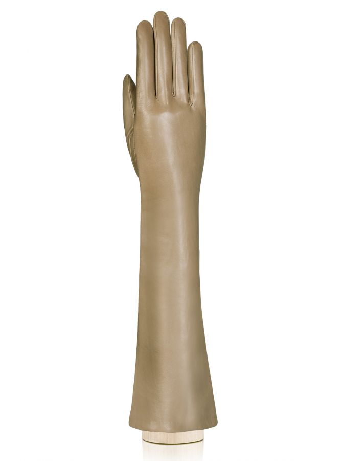 Длинные коричневые перчатки ELEGANZZA GR01-00017564
