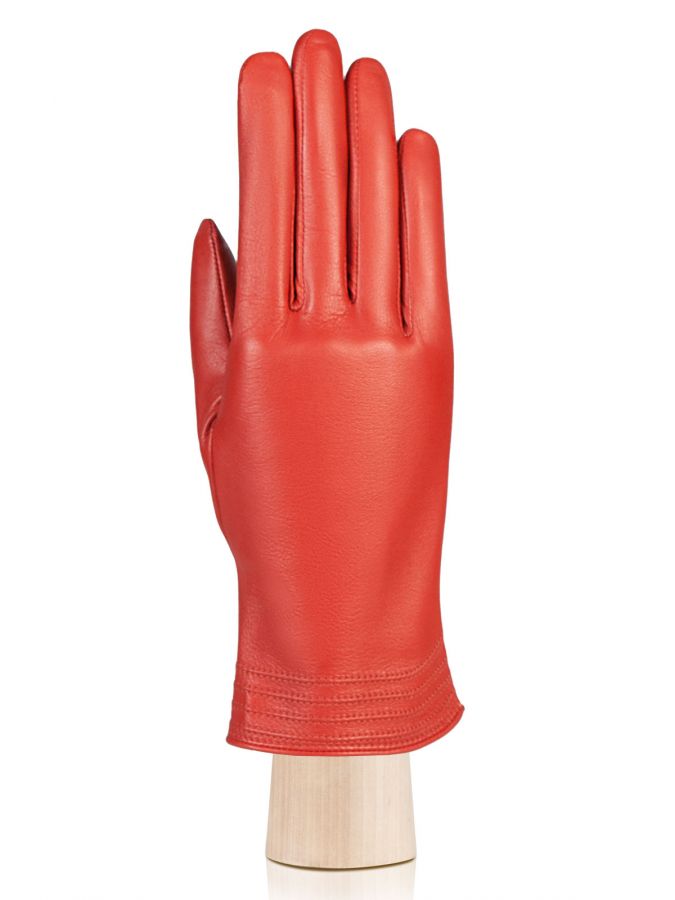 Красные кожаные перчатки ELEGANZZA GR01-00022990
