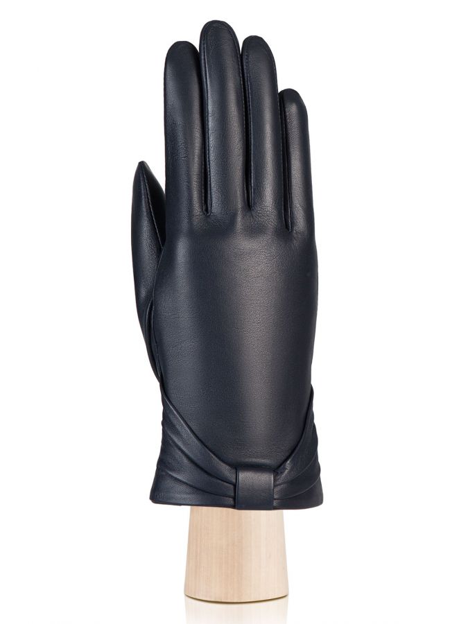 Женские перчатки с кожаным бантиком на манжете ELEGANZZA GR01-00023291