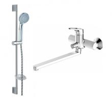 Комплект для ванной комнаты Bravat Drop-D 2 в 1