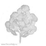 гинкго билоба белая, купить искусственные цветы для свадебного декора