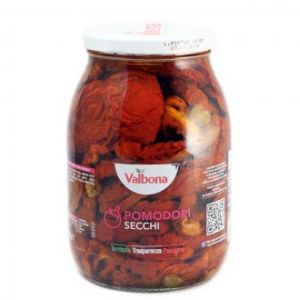 Вяленые помидоры Valbona Pomodori Secchi в подсолнечном масле - 950 г (Италия)