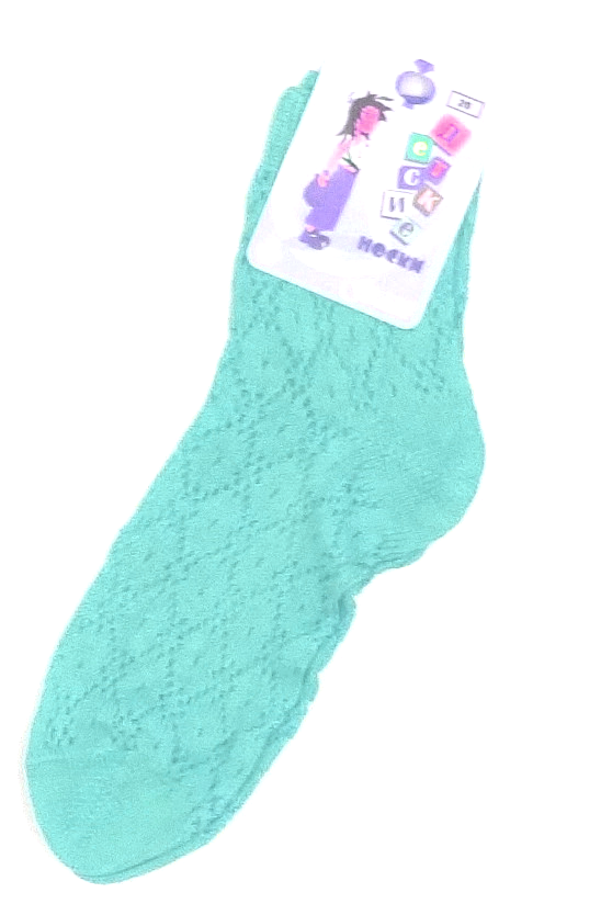 Бирюзовые носочки для девочки 6-8 лет